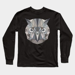 geometric owl Long Sleeve T-Shirt